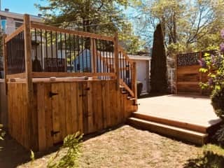 Patio bois Laval