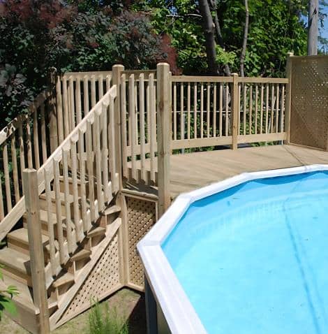 Rénovation de patio en bois à Laval
